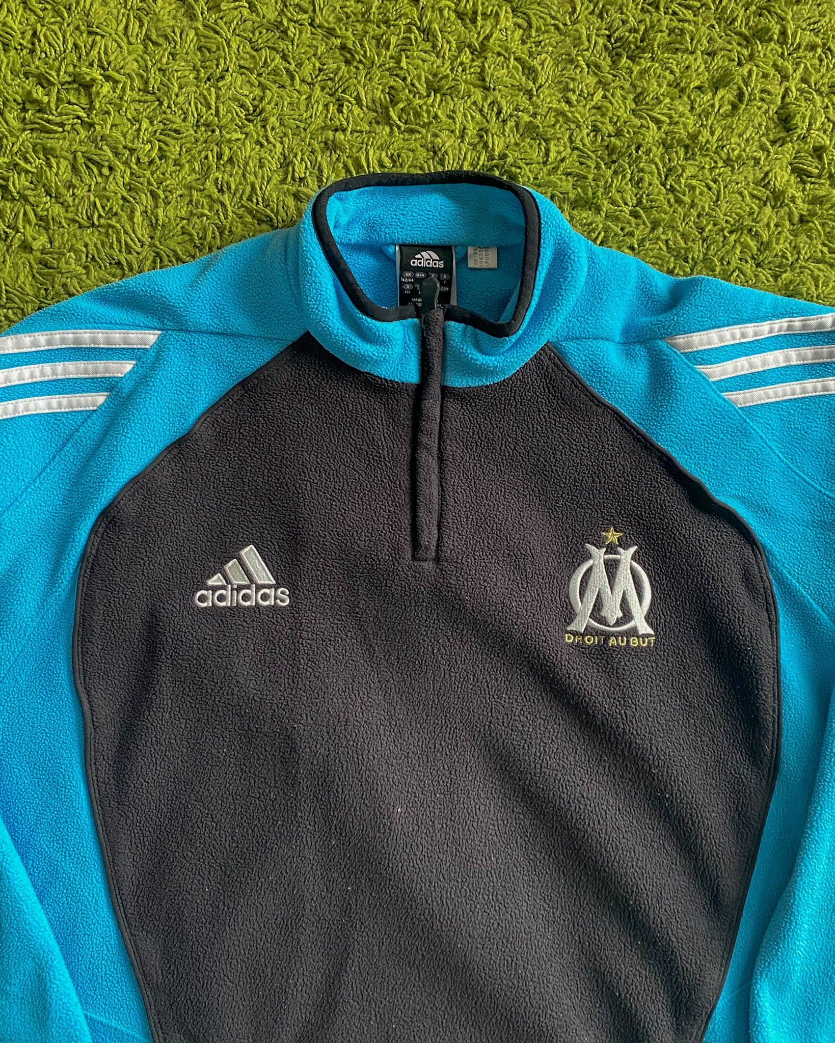 OLYMPIQUE MARSEILLE - 2005/2006 - FLEECE SWEATER ZIP - L