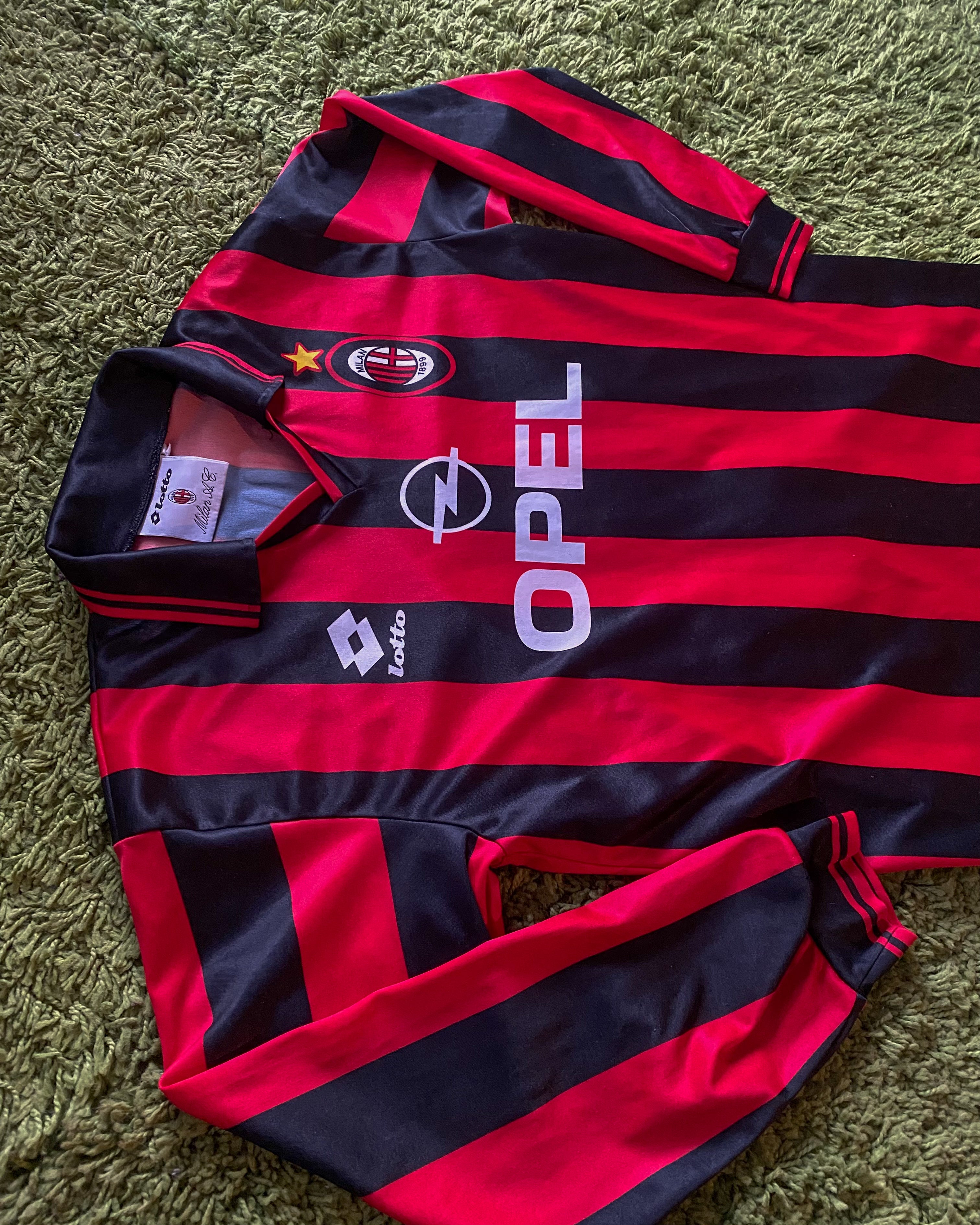 AC MILAN - KLUIVERT - 1997/1998 - HOME KIT - XS
