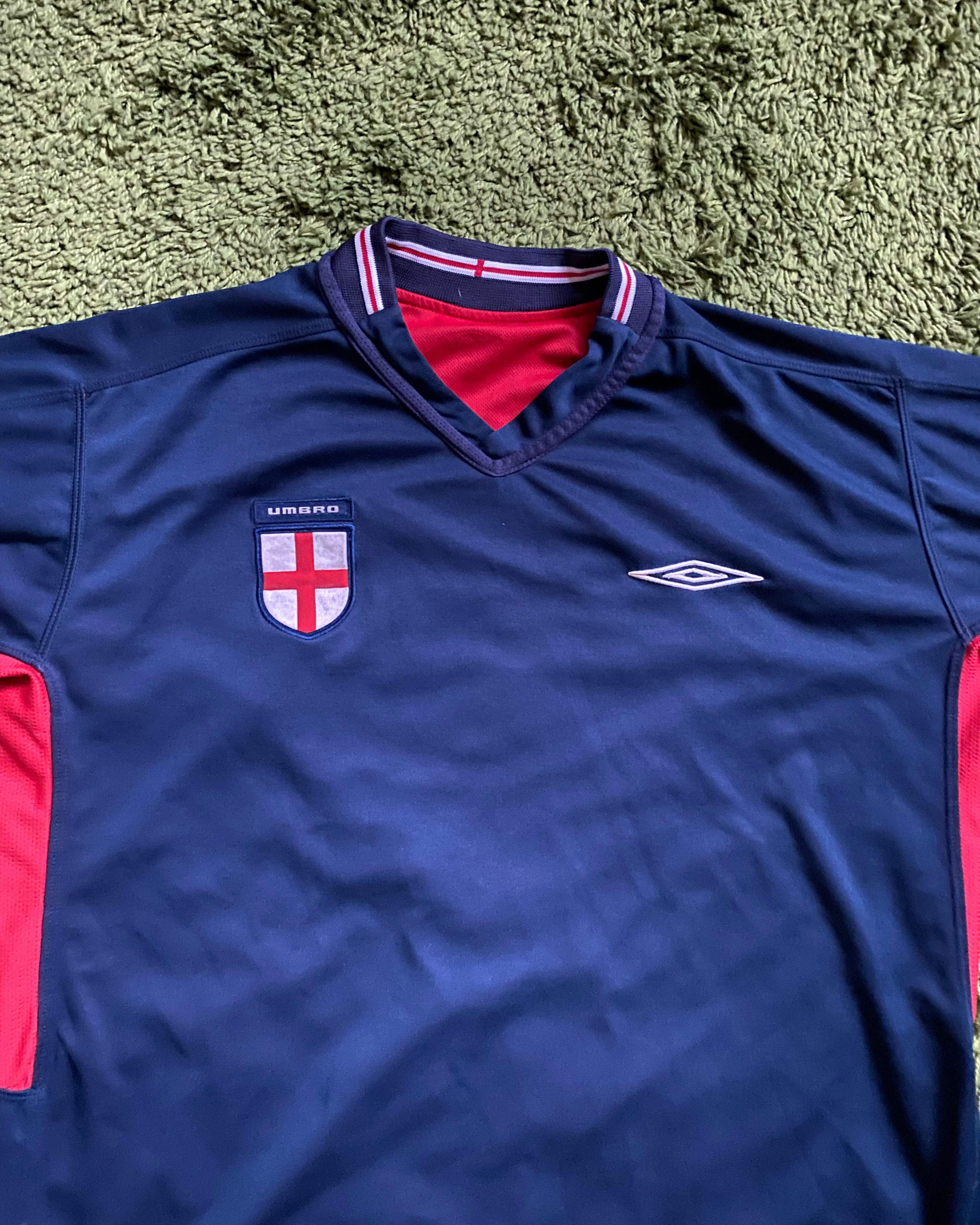 ENGLAND - WORLD CUP 2002 - AWAY KIT - REVERSIBLE - XL