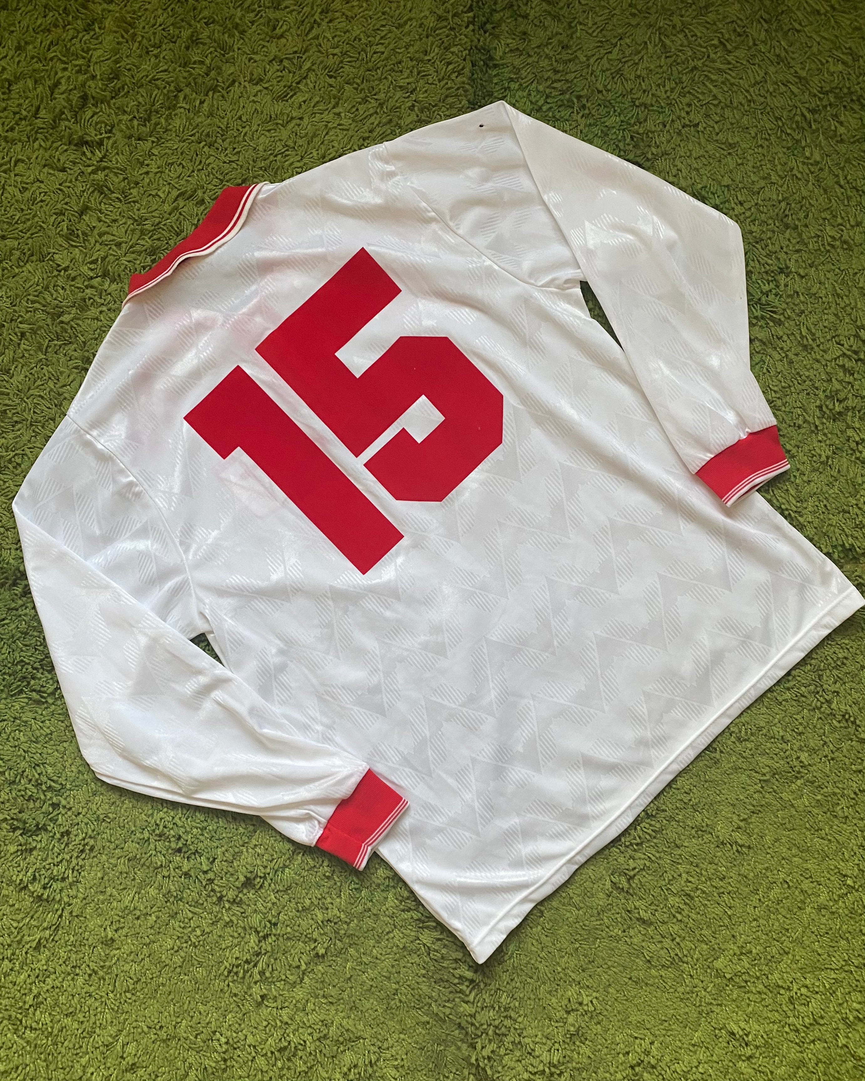 AC MONZA - 1990/1991 - PLAYER ISSUED/MATCH WORN - AWAY KIT - L