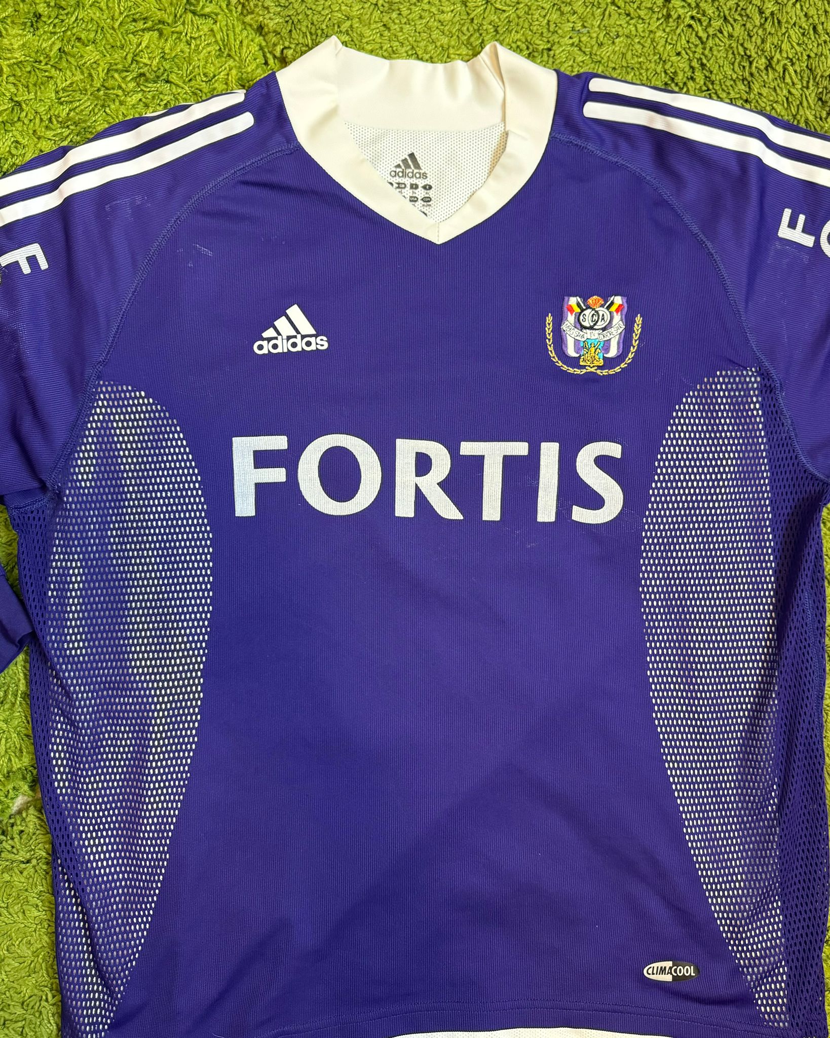 RSC ANDERLECHT - PLAYER ISSUED - 2002/2003 - AWAY KIT - XL