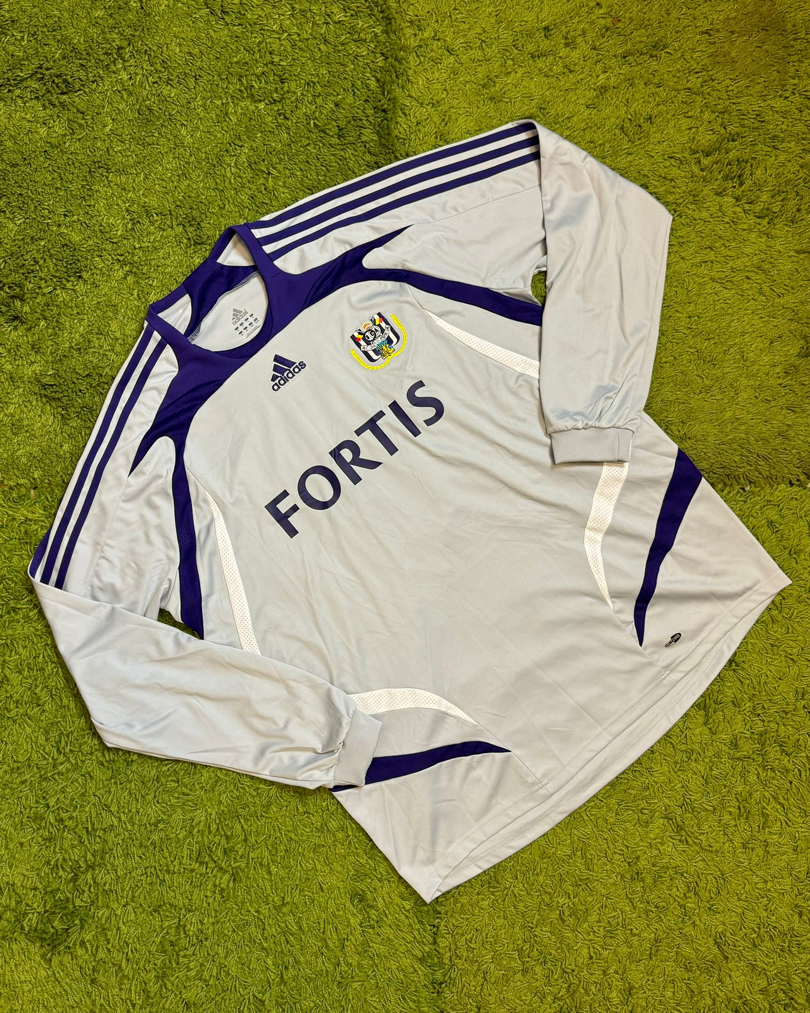 RSC ANDERLECHT - POLAK - MATCH ISSUED - 2007/2008 - AWAY KIT - XL