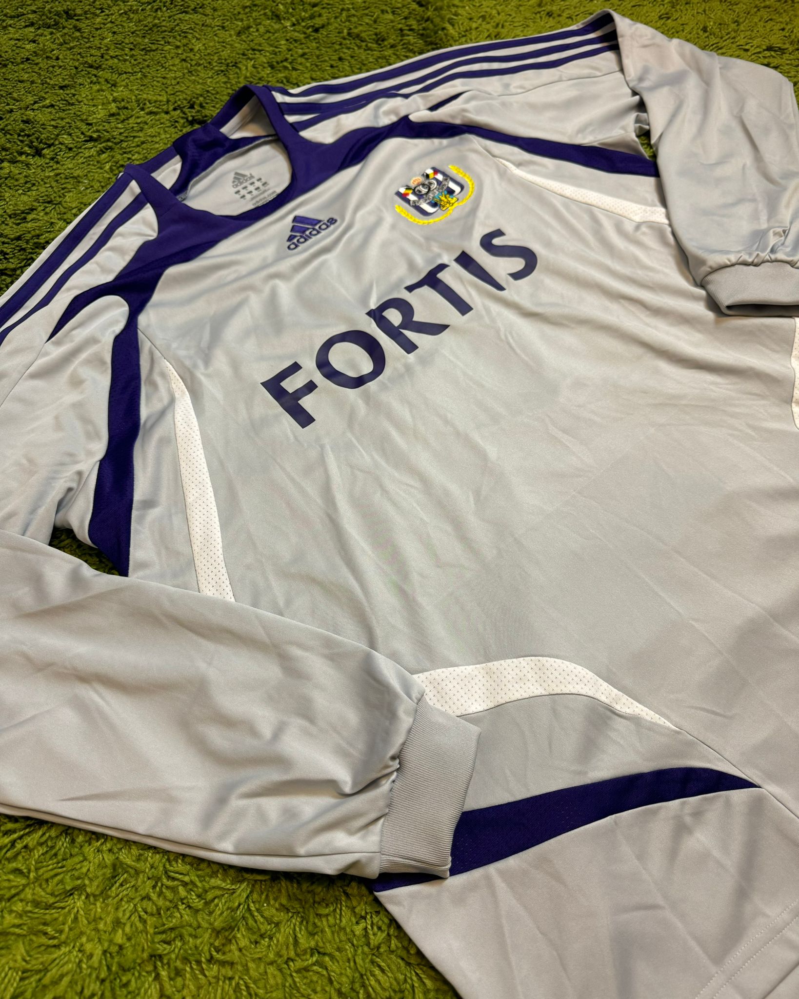 RSC ANDERLECHT - POLAK - MATCH ISSUED - 2007/2008 - AWAY KIT - XL
